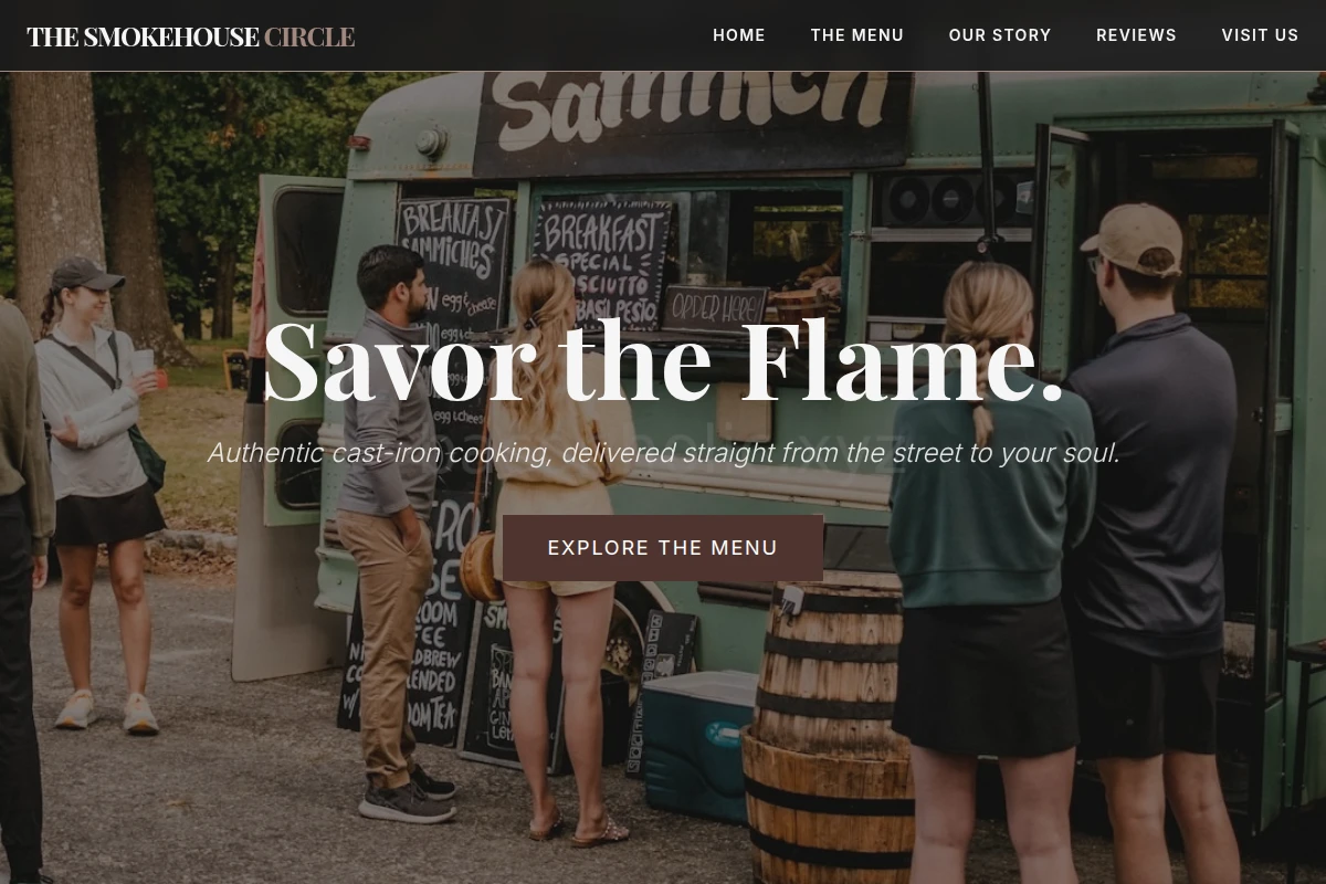 Cast-iron Food Truck